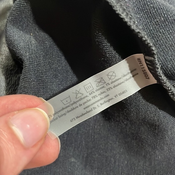 Commando Faux Leather Black High Rise Joggers - Picture 5 of 10